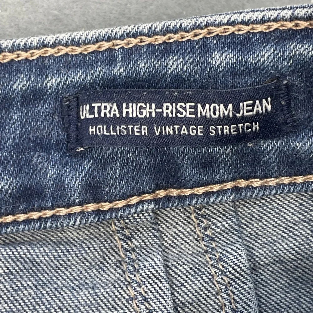 Hollister Blue Ultra High-Rise Mom Jean Vintage Stretch Women 9R